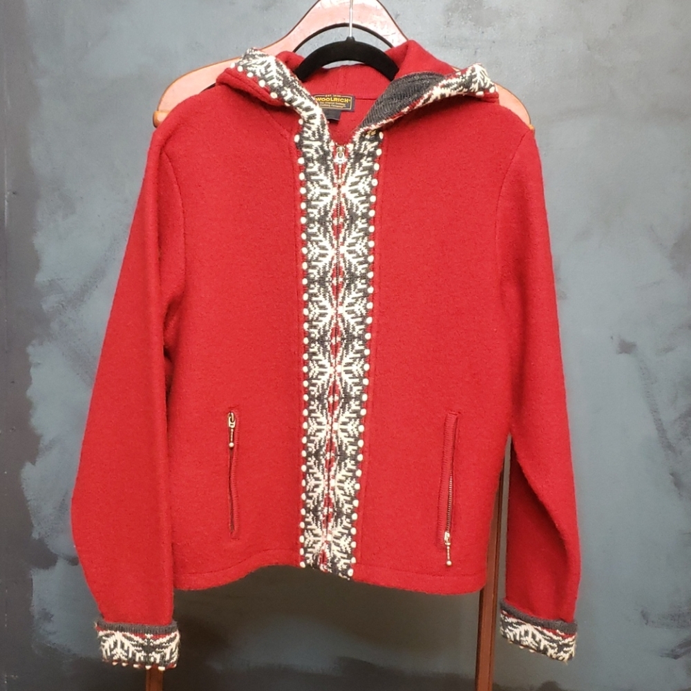 Woolrich Full Zip Sweater Hoodie - Like New!